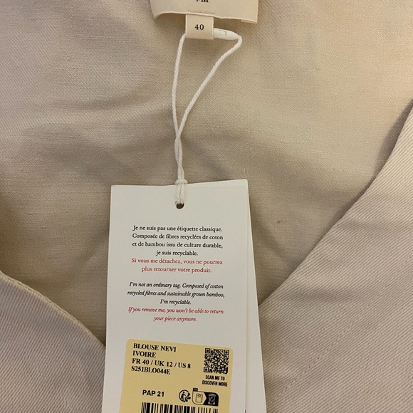 Sezane Nevi Blouse - Picture 6 of 6